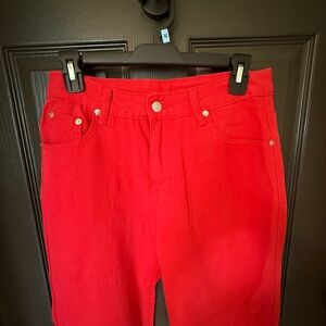 Red Women's Jeans NWT/ never worn/ Sold As-is.